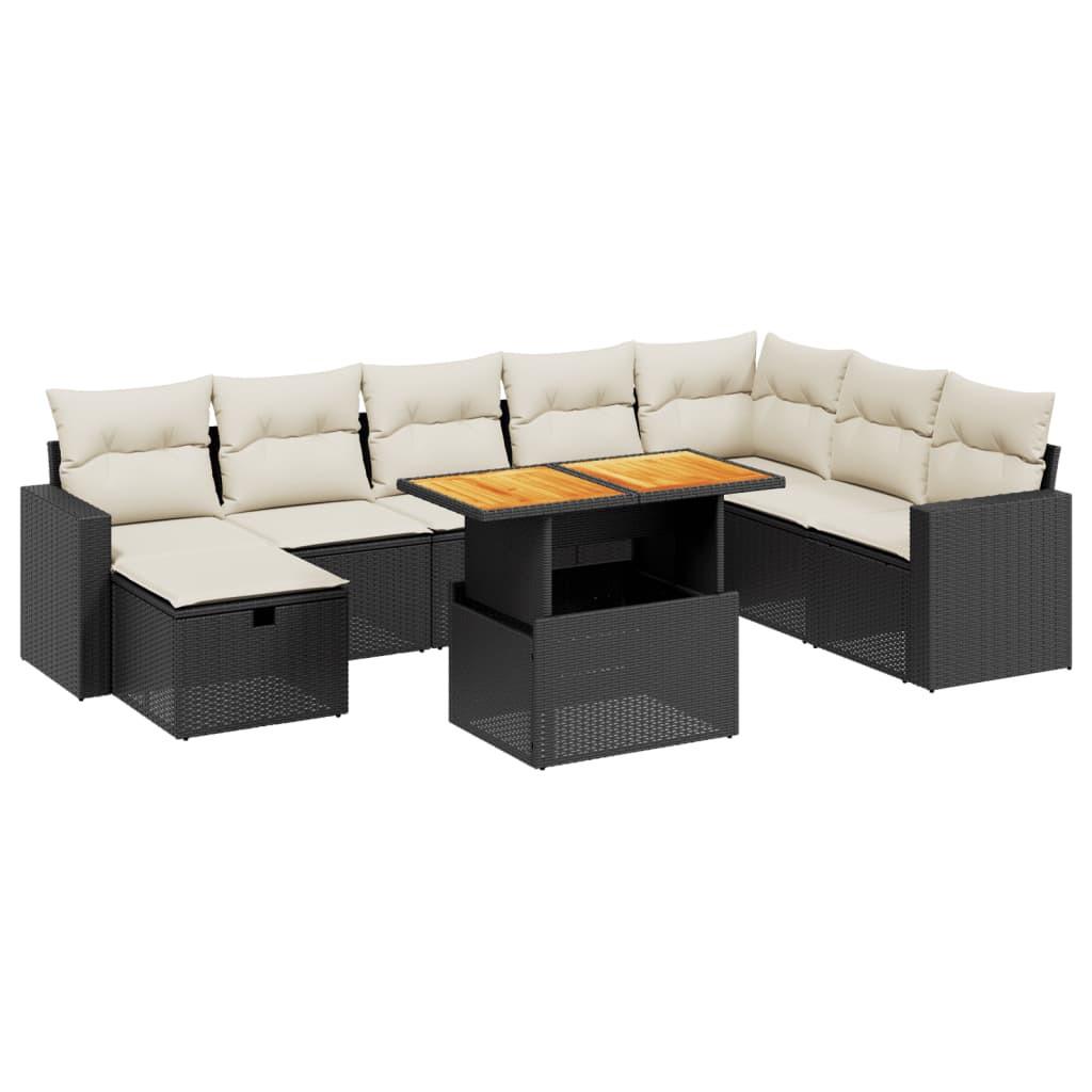VidaXL Garten sofagarnitur poly-rattan