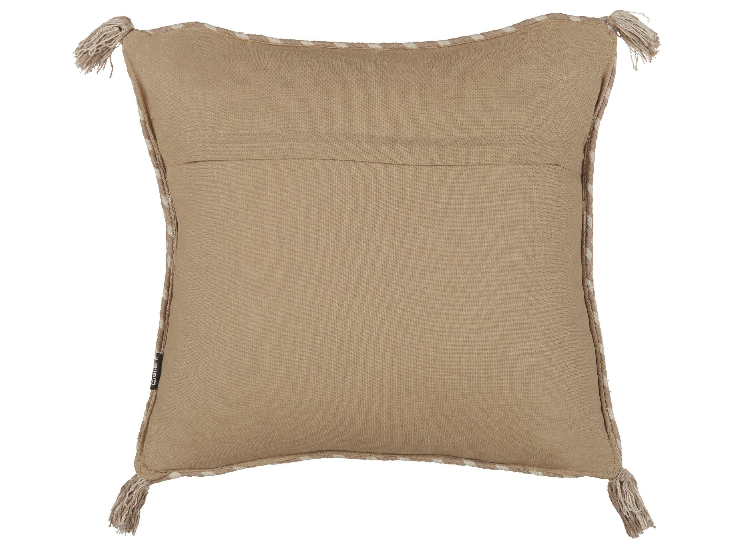 Beliani Dekokissen 2er Set aus Jute Boho ERIGERON
