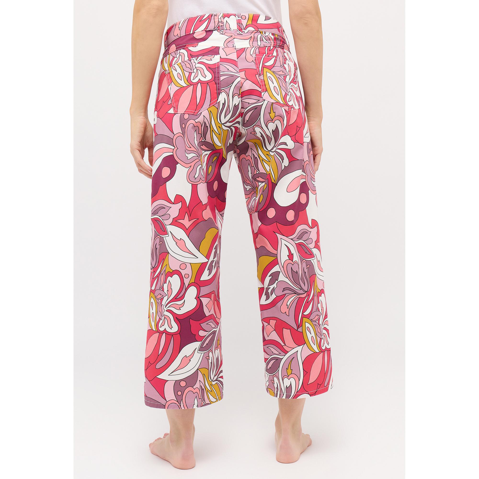 ANGELS Linn All-Over-Muster 7/8 Länge Stoffhose