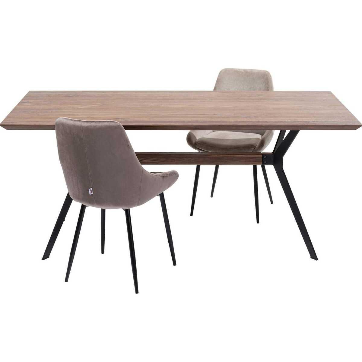 KARE Design Tisch Downtown Walnuss 220x100