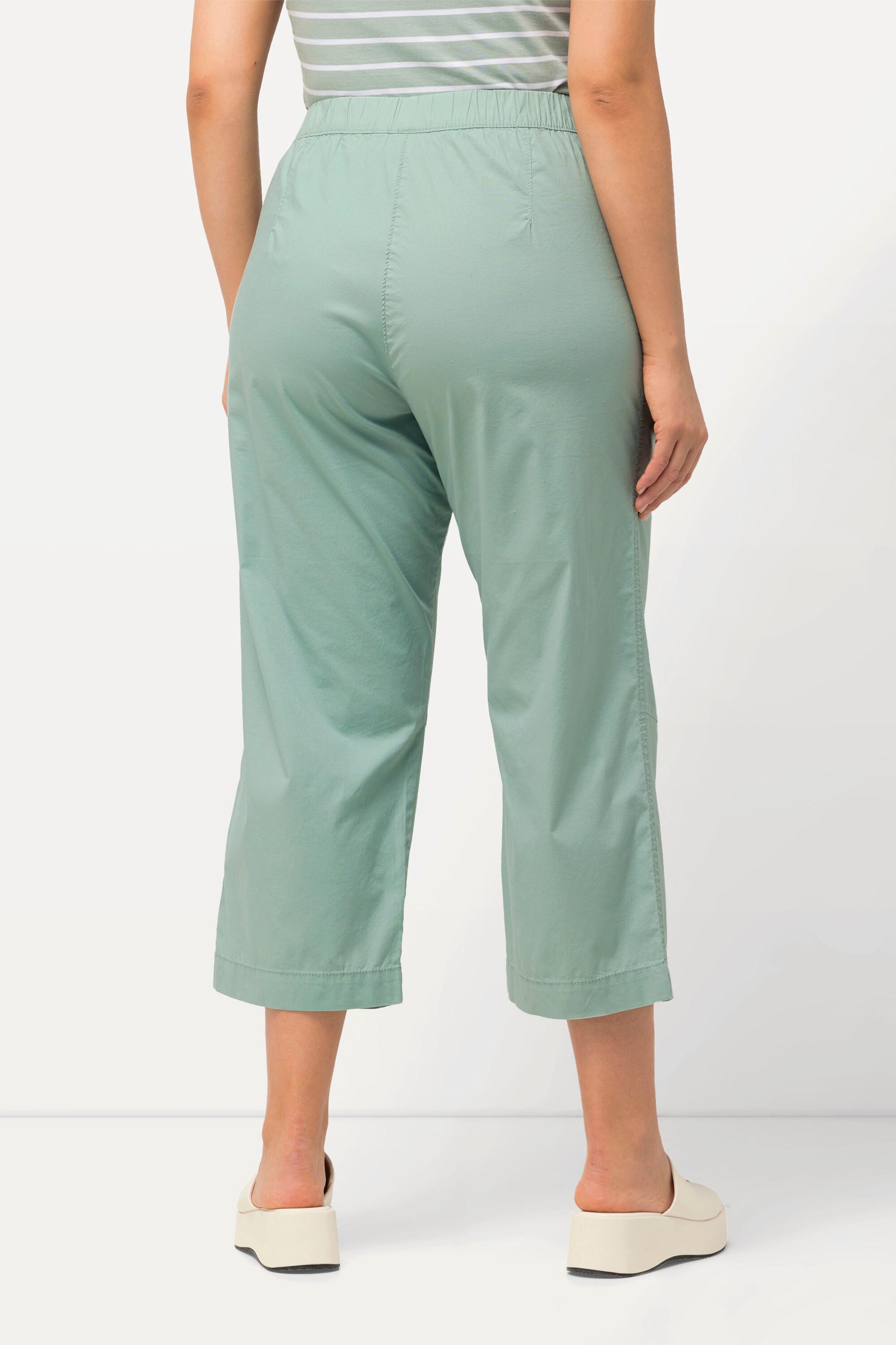 Ulla Popken 7/8-Hose Ruby mit geformtem Knie und geradem Bein