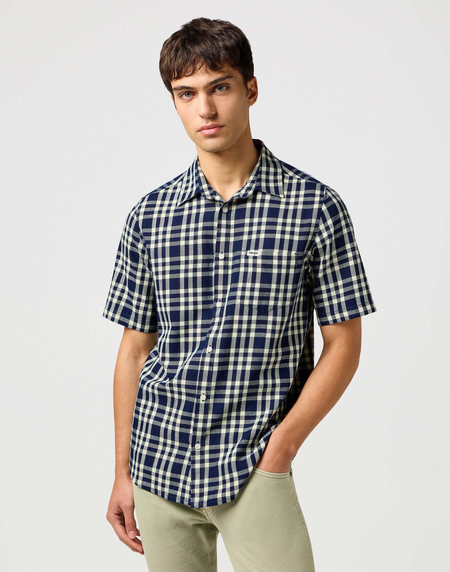 Wrangler Kurzarm Kariertes Hemd