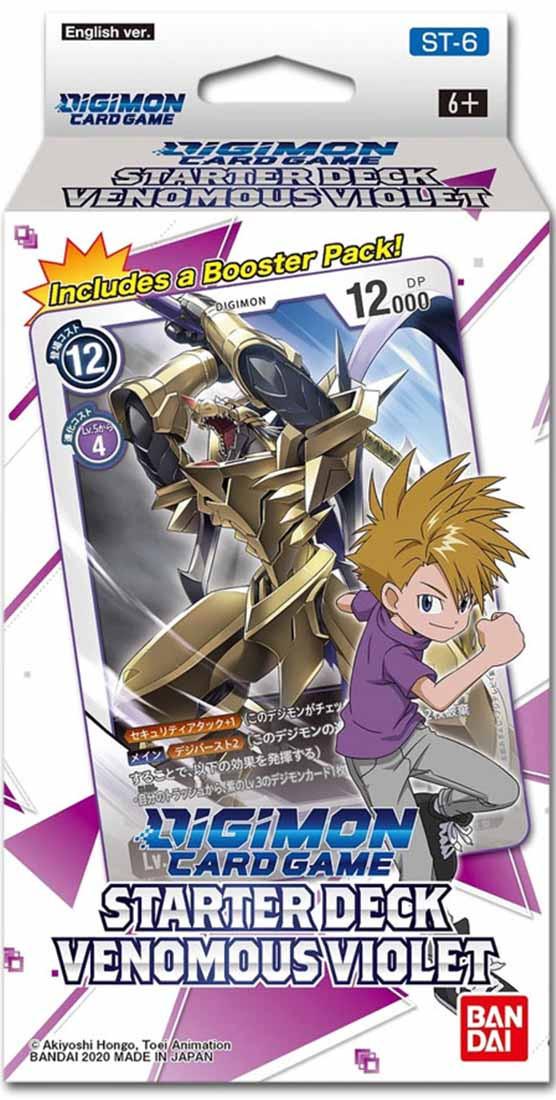Bandai Starter Deck Venomous Violet ST-6 - Digimon Card Game