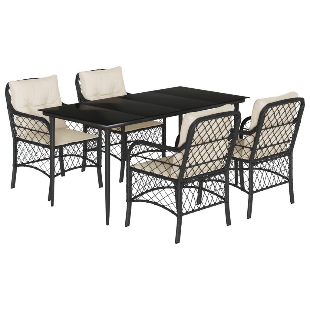 VidaXL Garten essgruppe poly-rattan