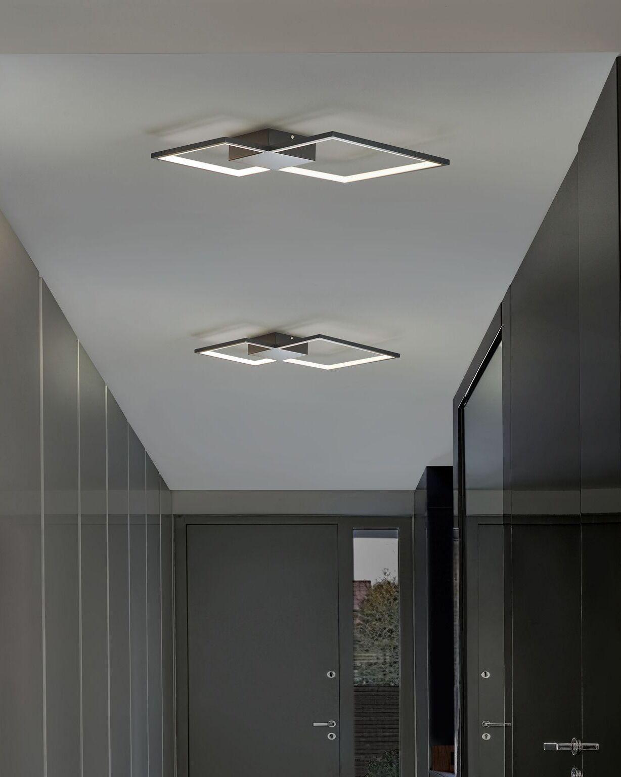 Beliani LED Deckenlampe aus Eisen Modern OKSU