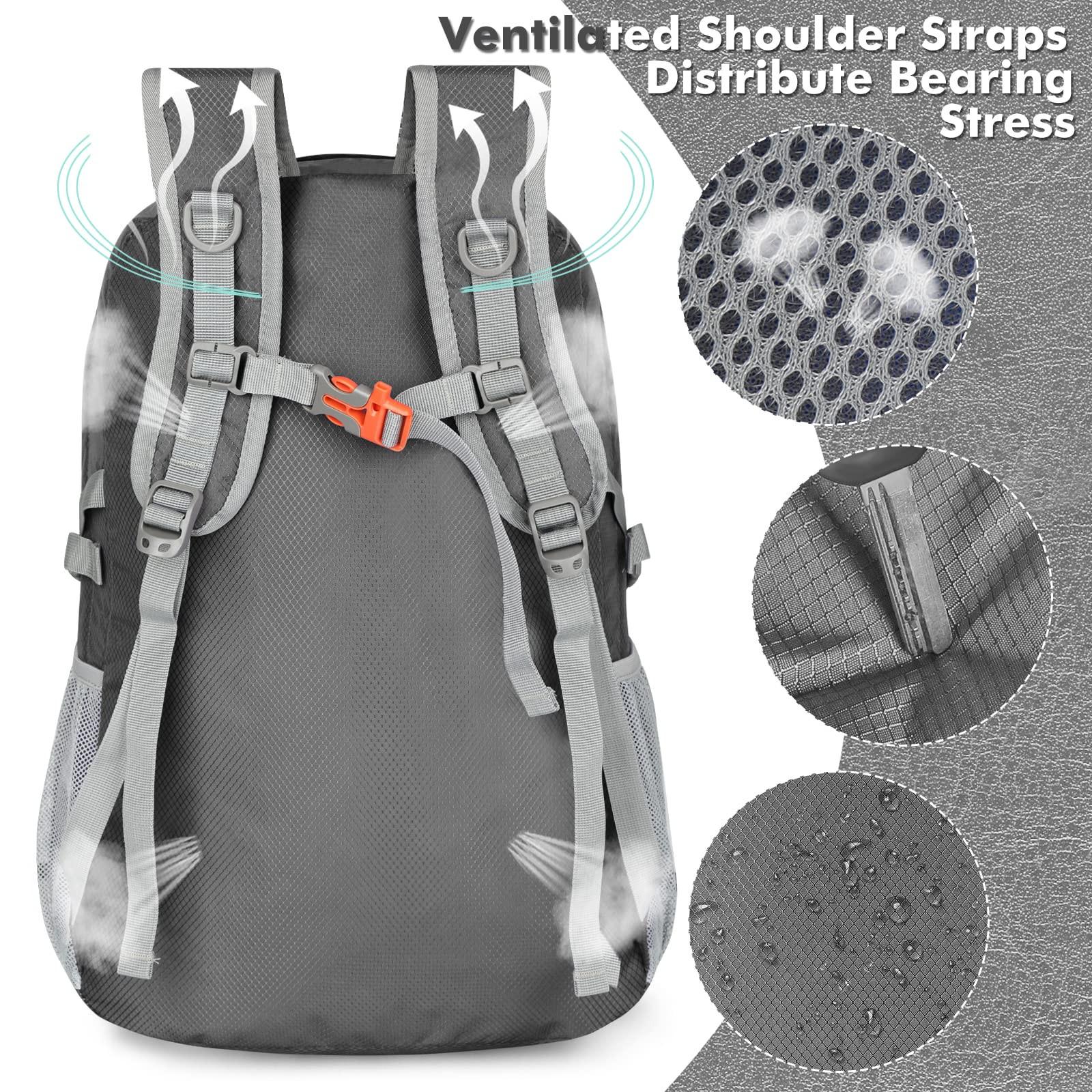 Only-bags.store Leichter faltbarer Rucksack-Packbare Rucksäcke, kleine faltbare Rucksäcke Wanderrucksack wasserdicht