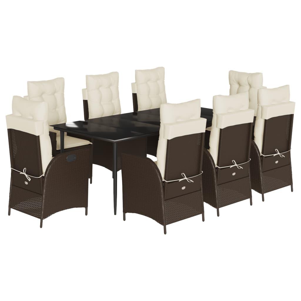 VidaXL Garten essgruppe poly-rattan