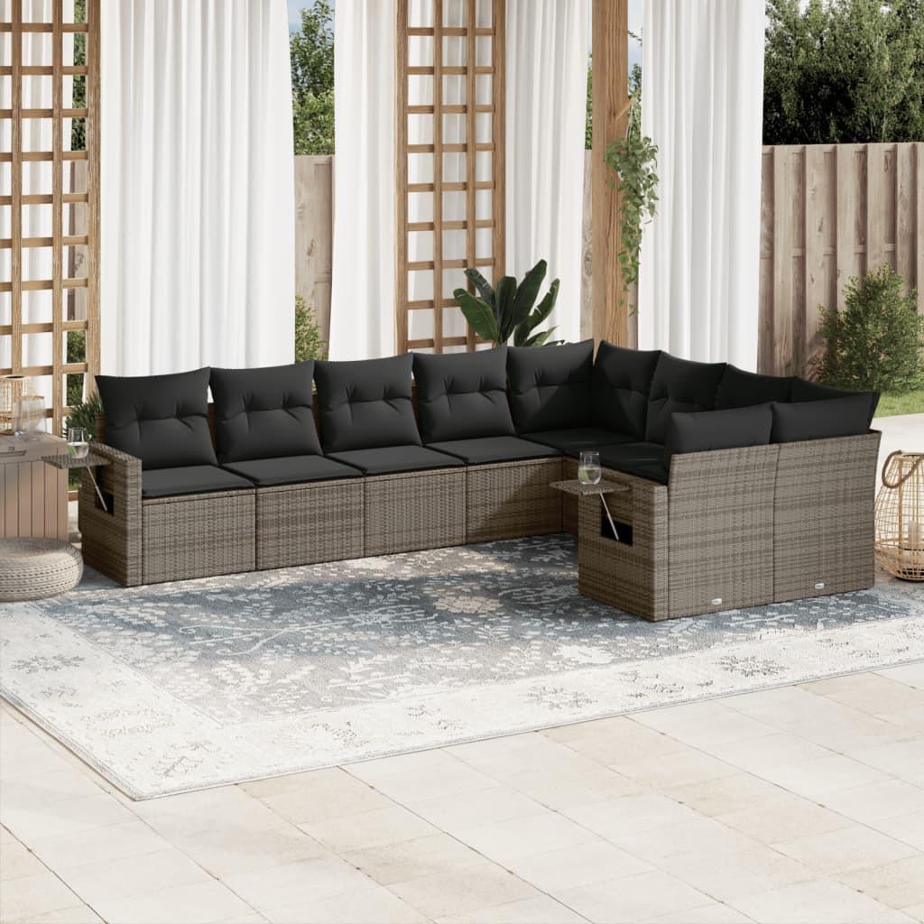 VidaXL Garten sofagarnitur poly-rattan