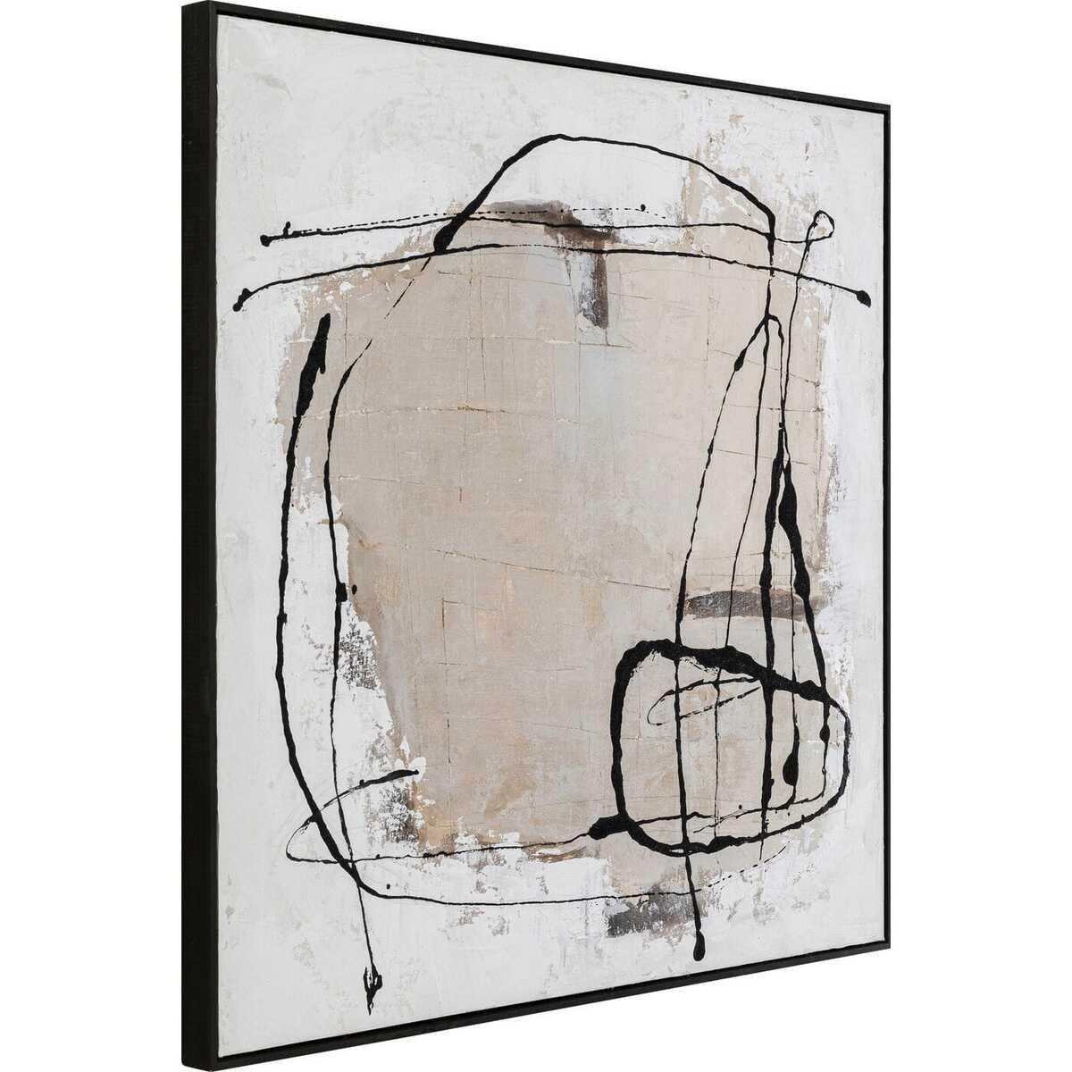 KARE Design Gerahmtes Bild Dust 100x100