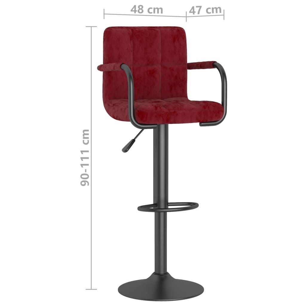 VidaXL Barhocker samt