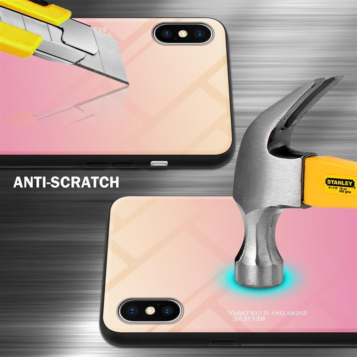 Cadorabo Hülle für Apple iPhone X / XS Zweifarbig