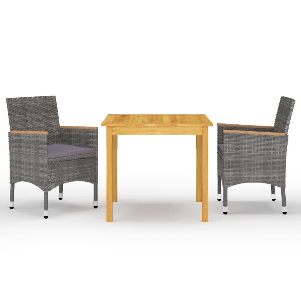 VidaXL Garten-essgruppe poly-rattan