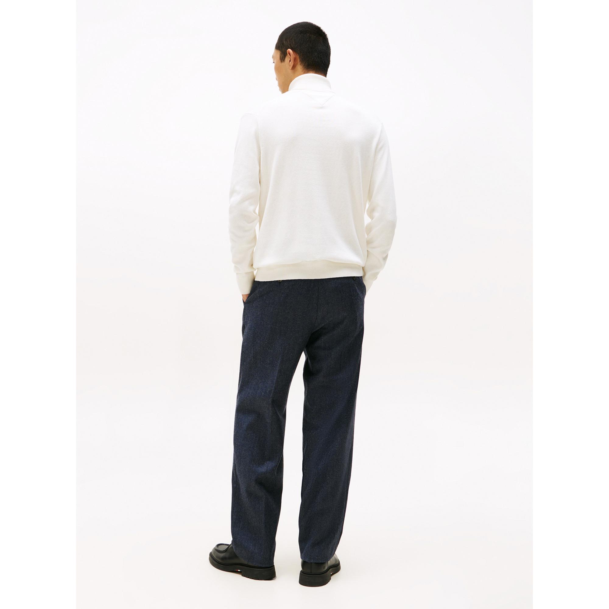 TOMMY HILFIGER PIMA ORG CTN CASHMERE ROLL NECK Cashmere Pullover