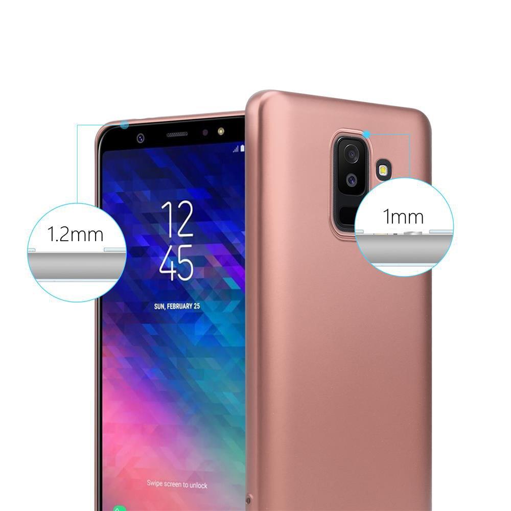 Cadorabo Hülle für Samsung Galaxy A6 PLUS 2018 TPU Silikon Matt
