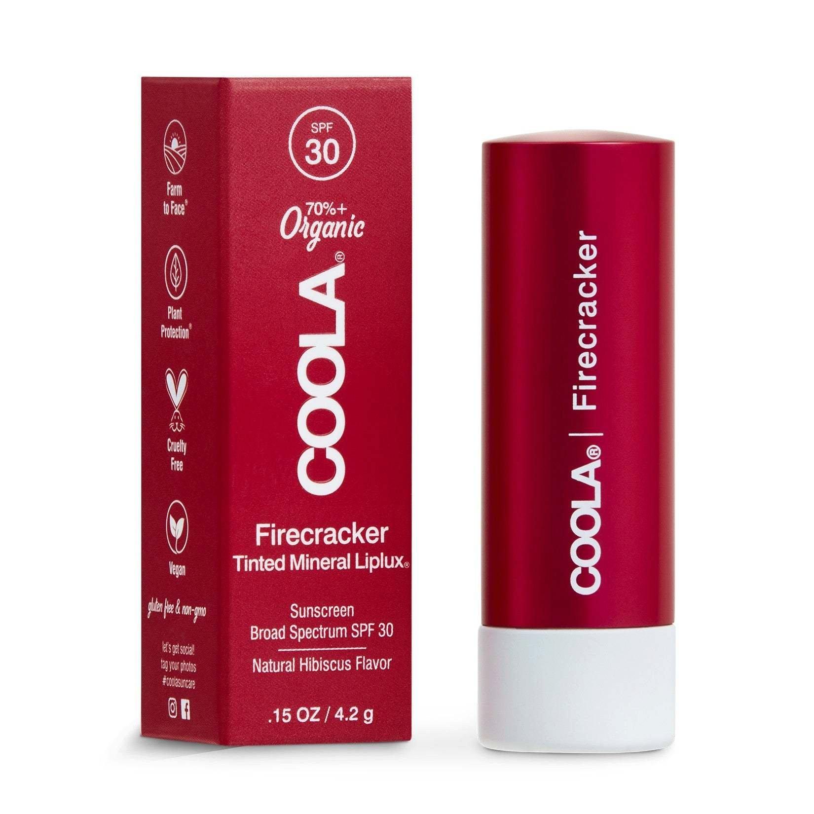 Coola Mineral Liplux Getönter Lippenbalsam SPF30 - Firecracker