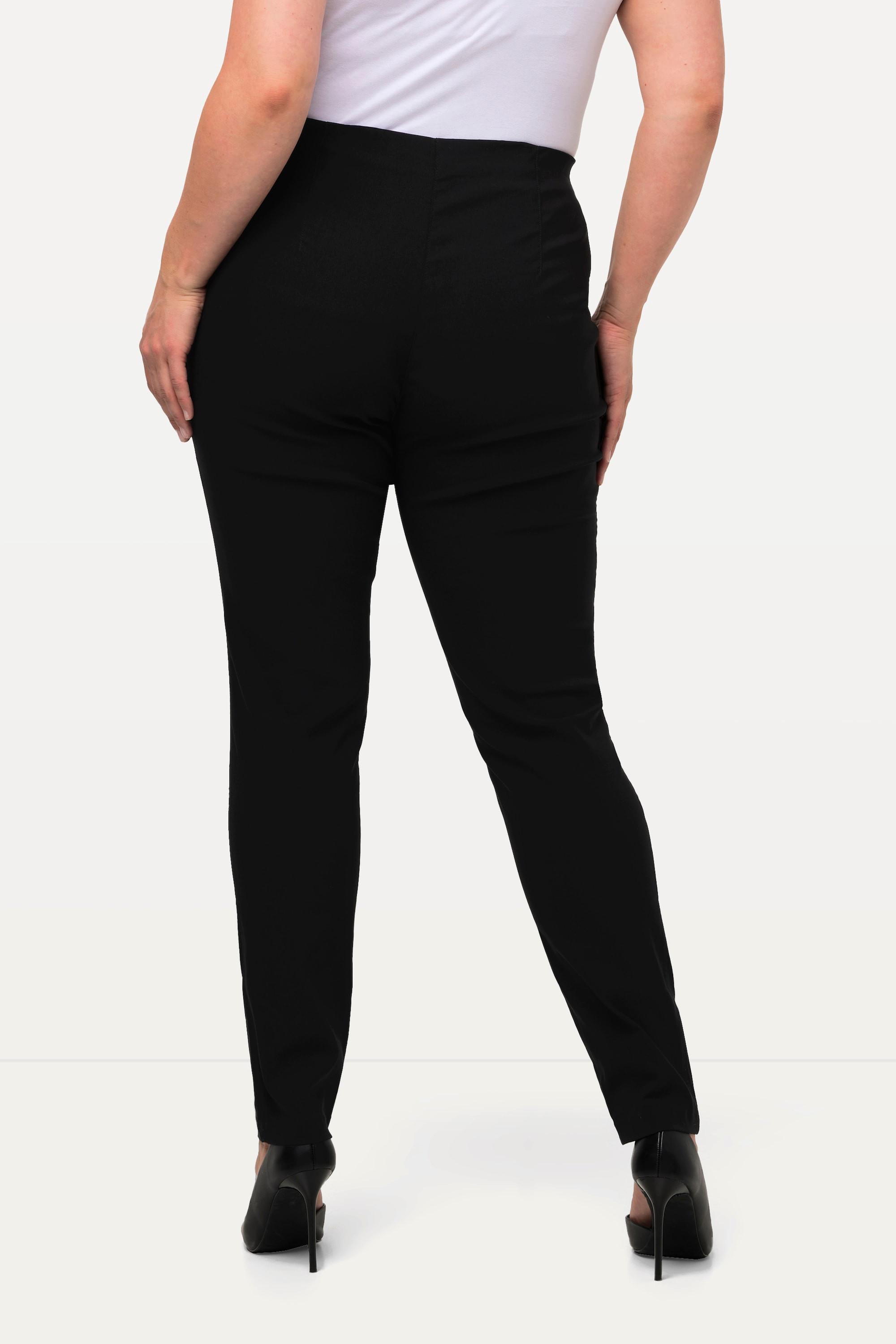 Ulla Popken Bengalinhose Sienna Schmales Bein Gummibund Stretch