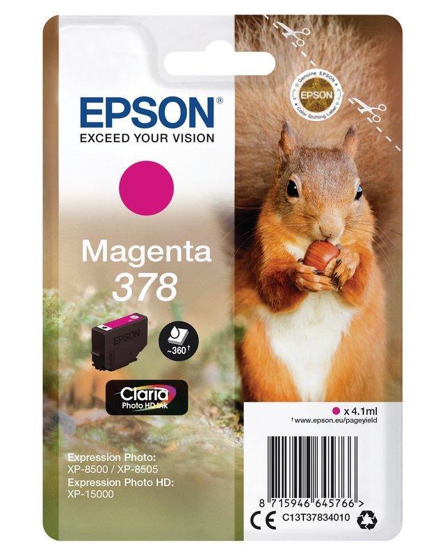 EPSON EPSON Tintenpatrone 378 magenta T378340 XP-8500/8505/15000 360 Seiten
