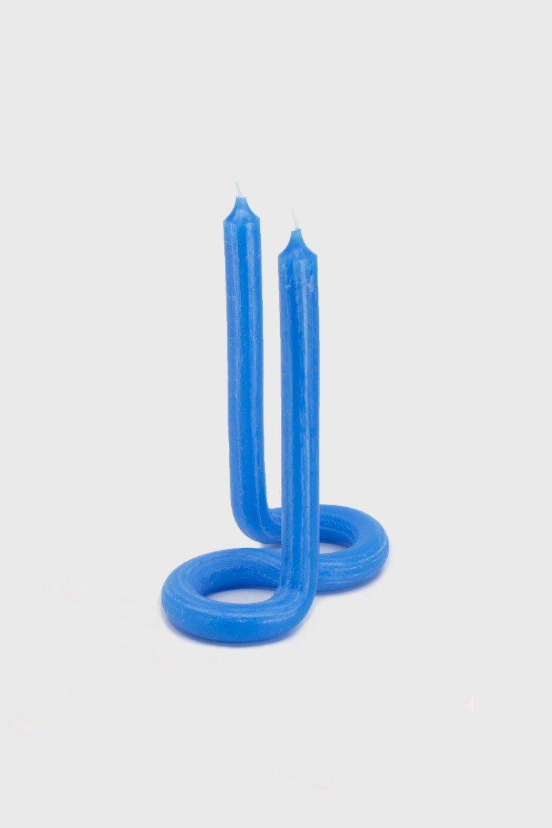 Twist Candles Hellblau