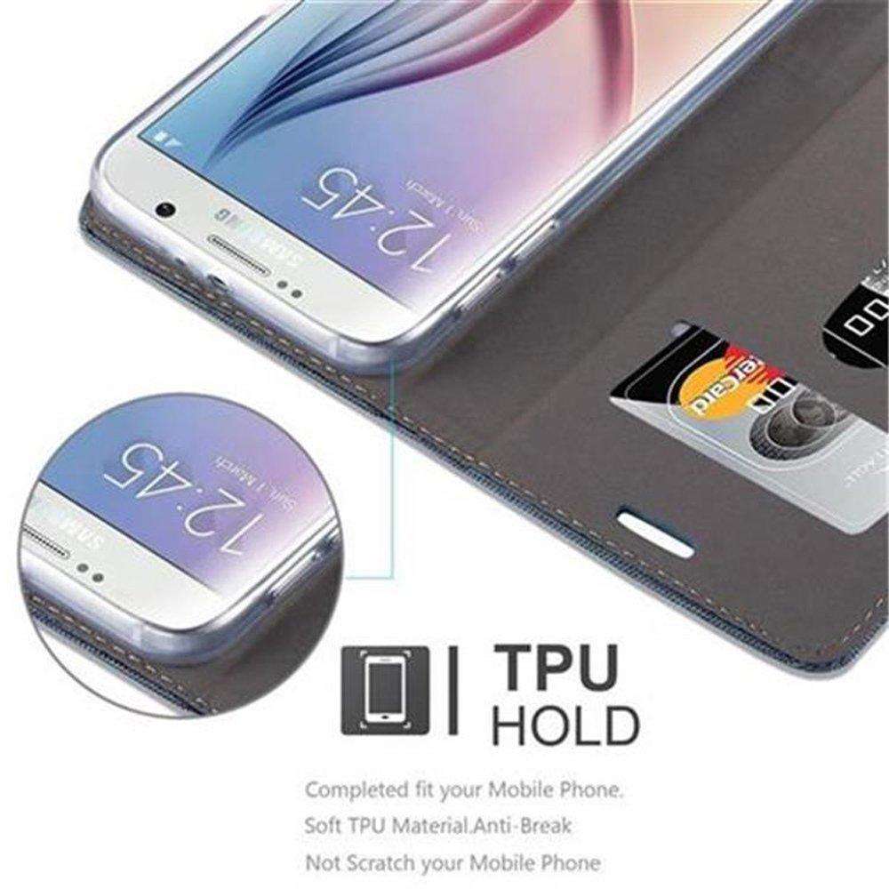 Cadorabo Hülle für Samsung Galaxy S6 Magnetverschluss, Kartenfach