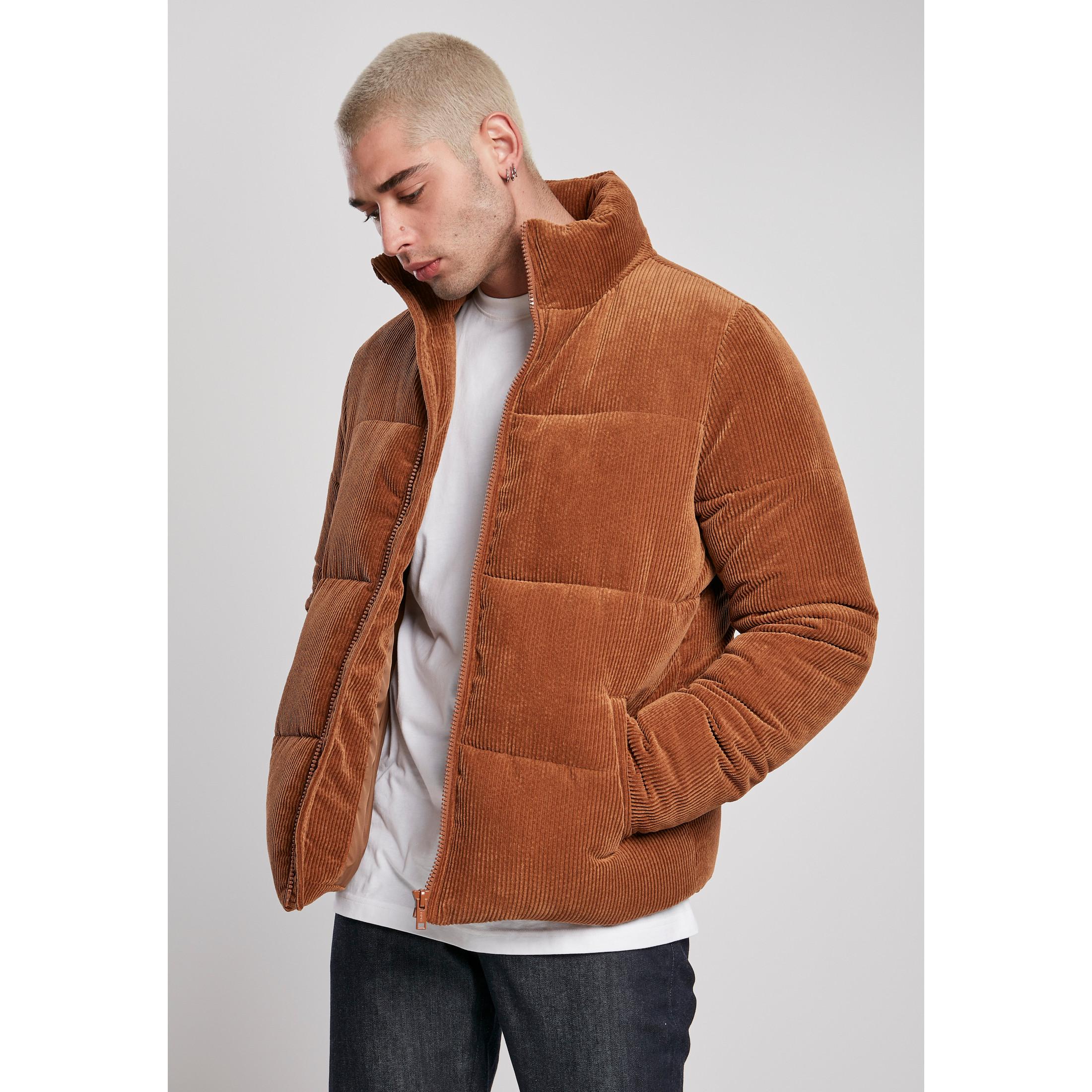 URBAN CLASSICS jacke boxy corduroy puffer