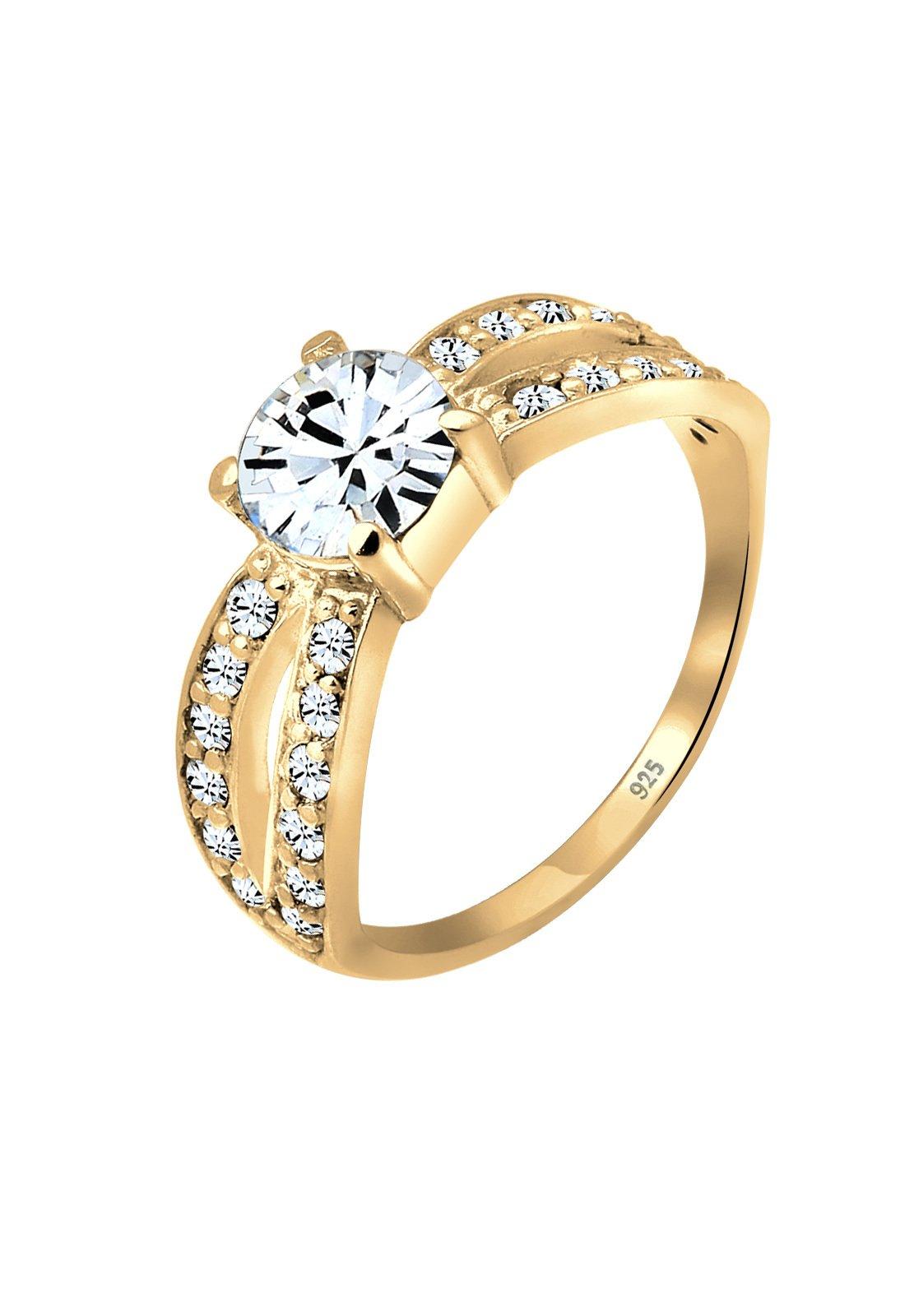 Elli Ring Solitär Glamourös Kristall