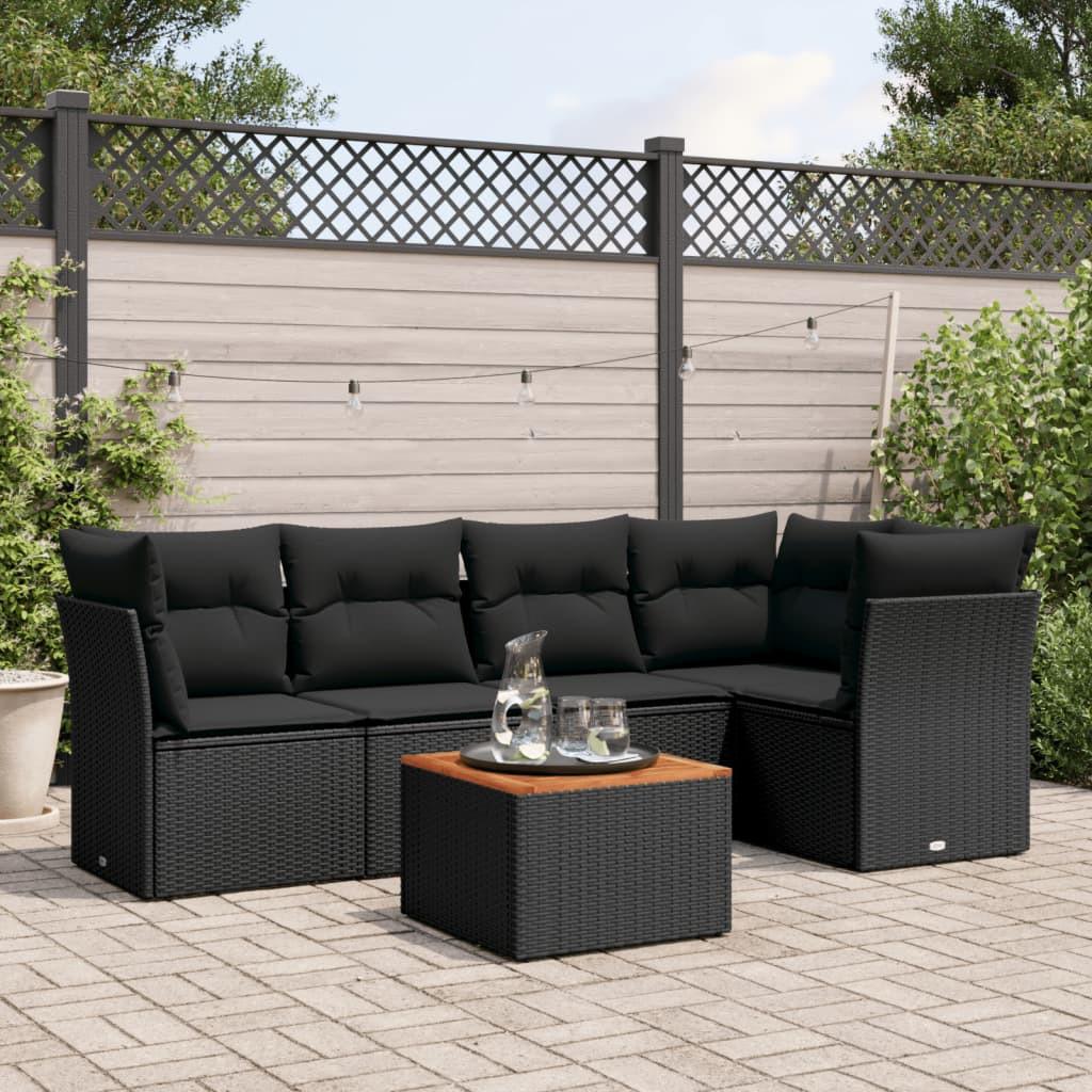 VidaXL Garten sofagarnitur poly-rattan
