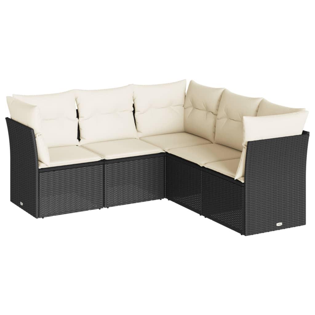 VidaXL Garten sofagarnitur poly-rattan