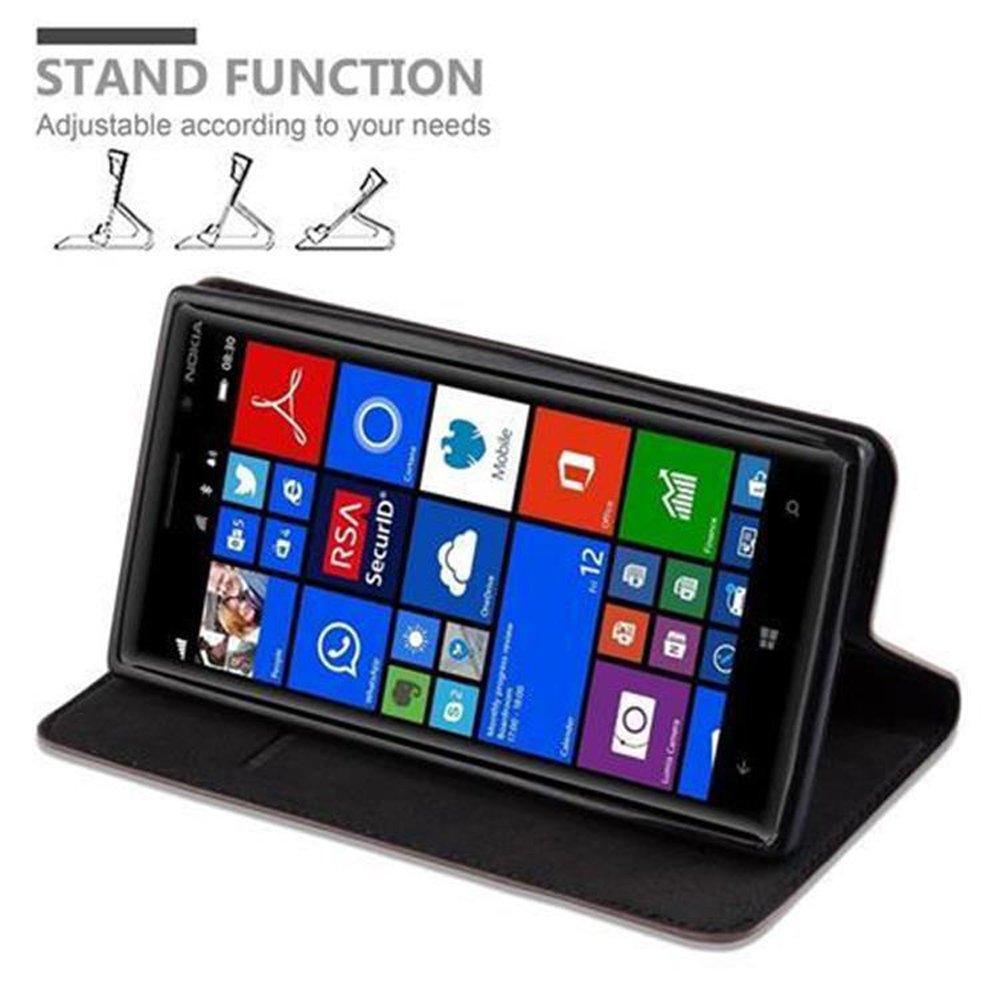 Cadorabo Hülle für Nokia Lumia 830 Magnetverschluss, Kartenfach
