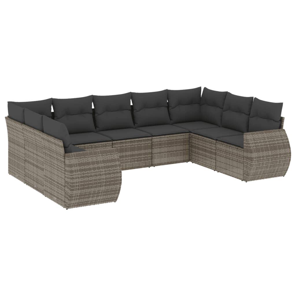 VidaXL Garten sofagarnitur poly-rattan
