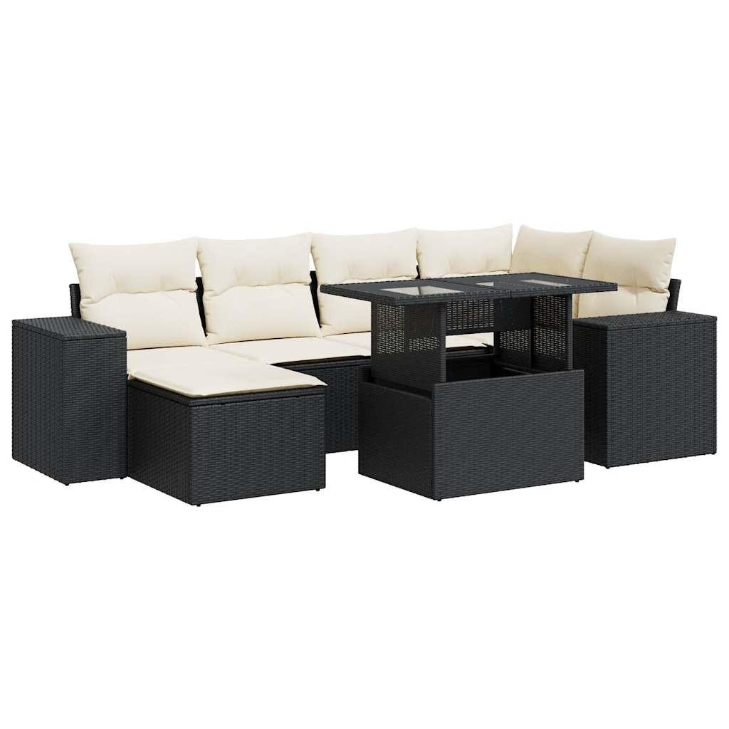 VidaXL Garten sofagarnitur poly-rattan