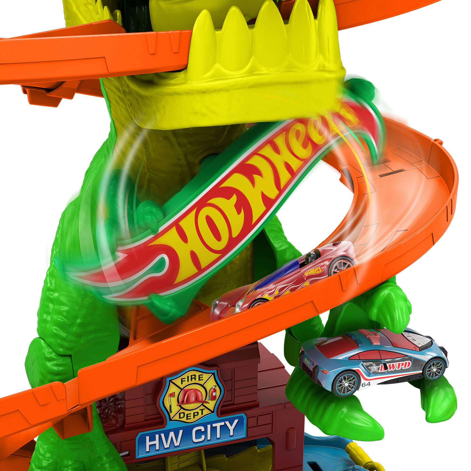 Hot Wheels City T-Rex Schlacht