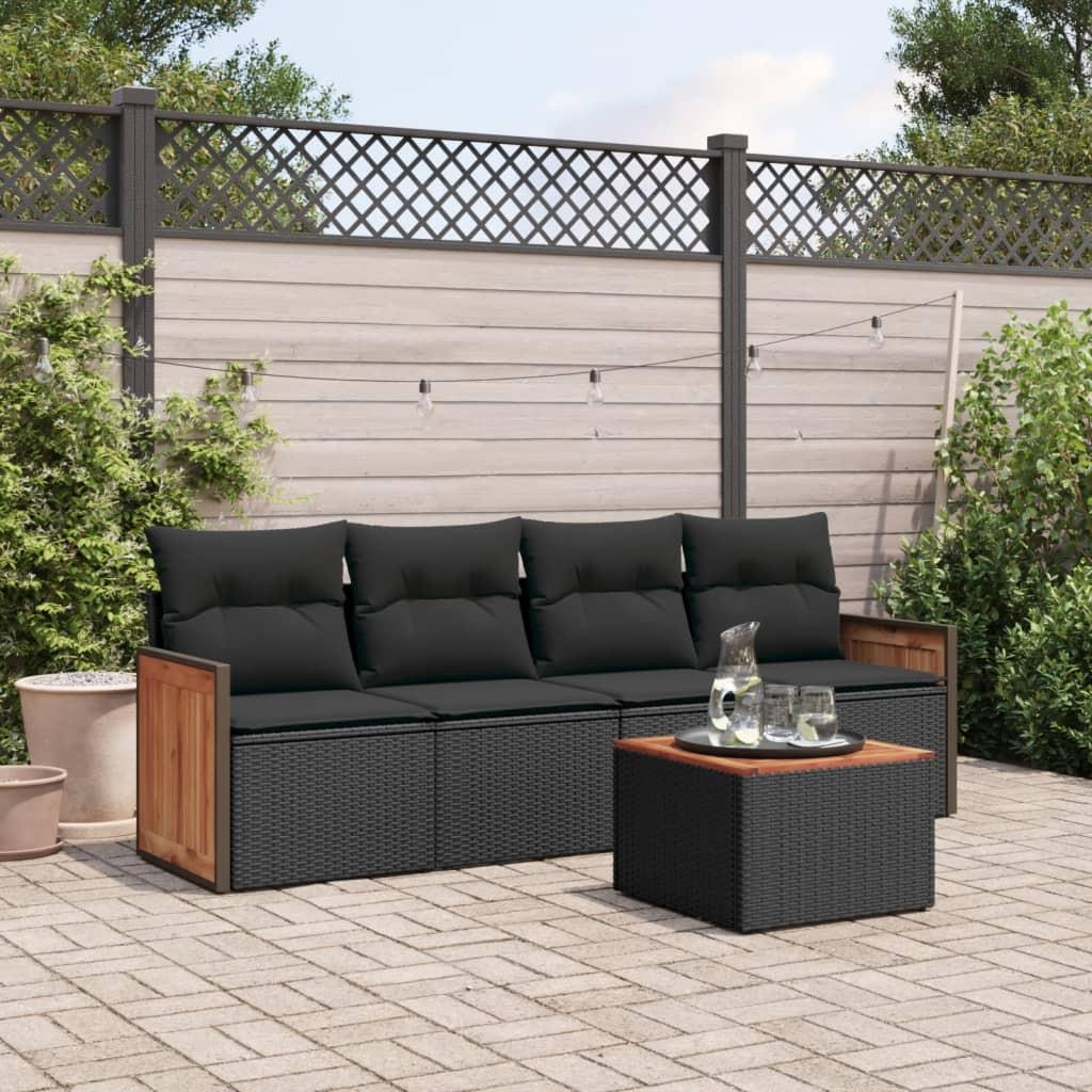 VidaXL Garten sofagarnitur poly-rattan