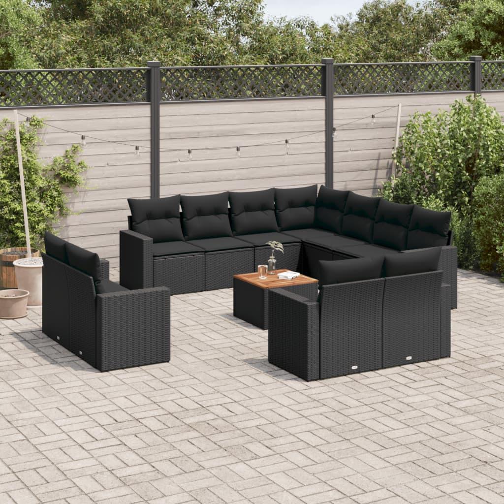 VidaXL Garten sofagarnitur poly-rattan