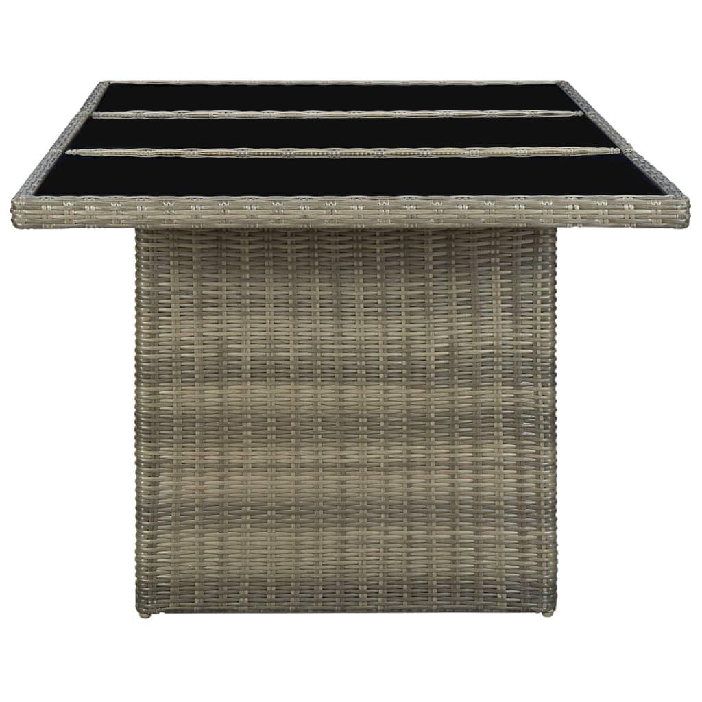 VidaXL Gartentisch poly-rattan