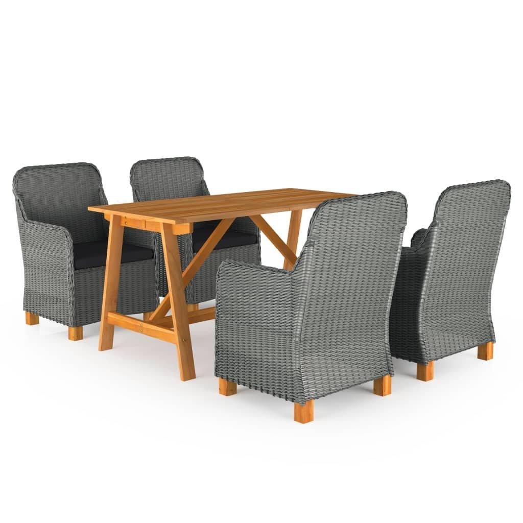 VidaXL Garten-essgruppe poly-rattan