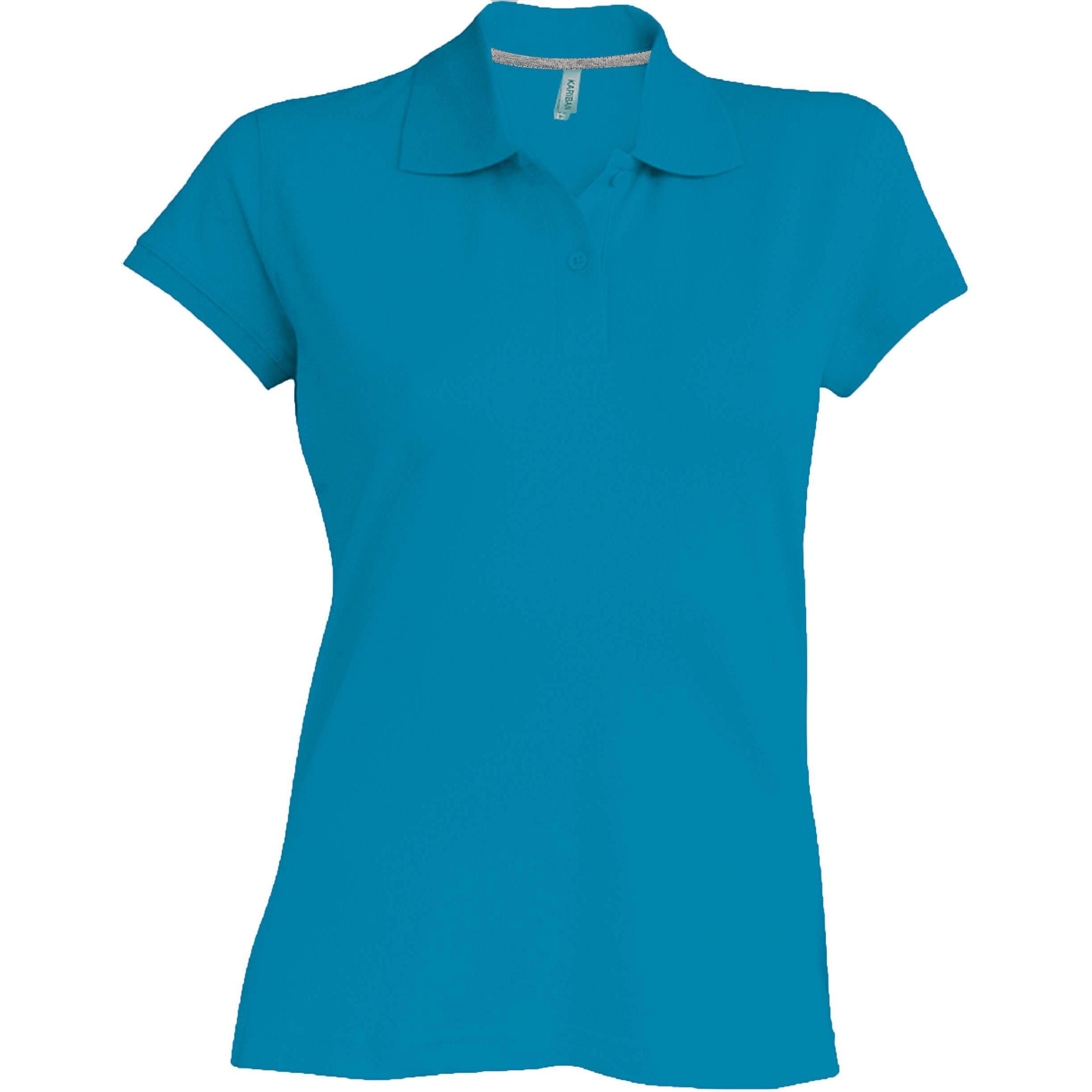 Kariban Damen Kurzarm Poloshirt
