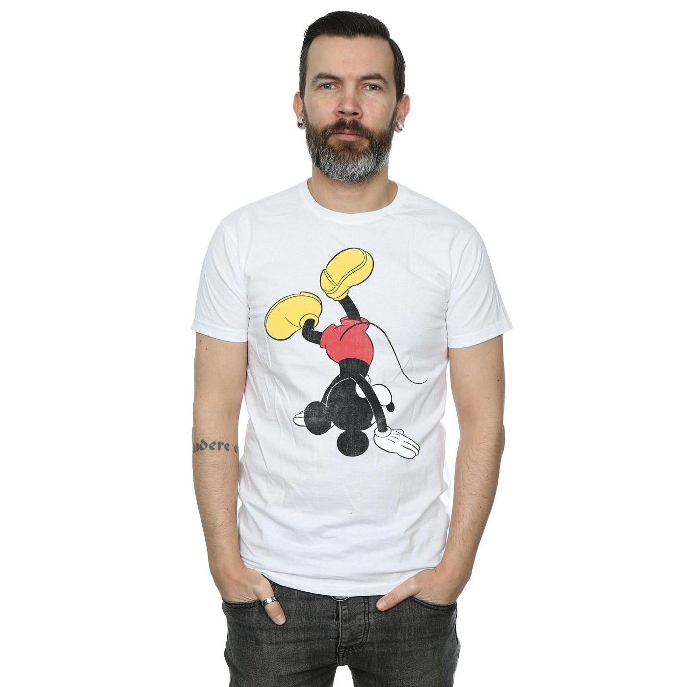 Disney Mickey Mouse Upside Down Print T-Shirt