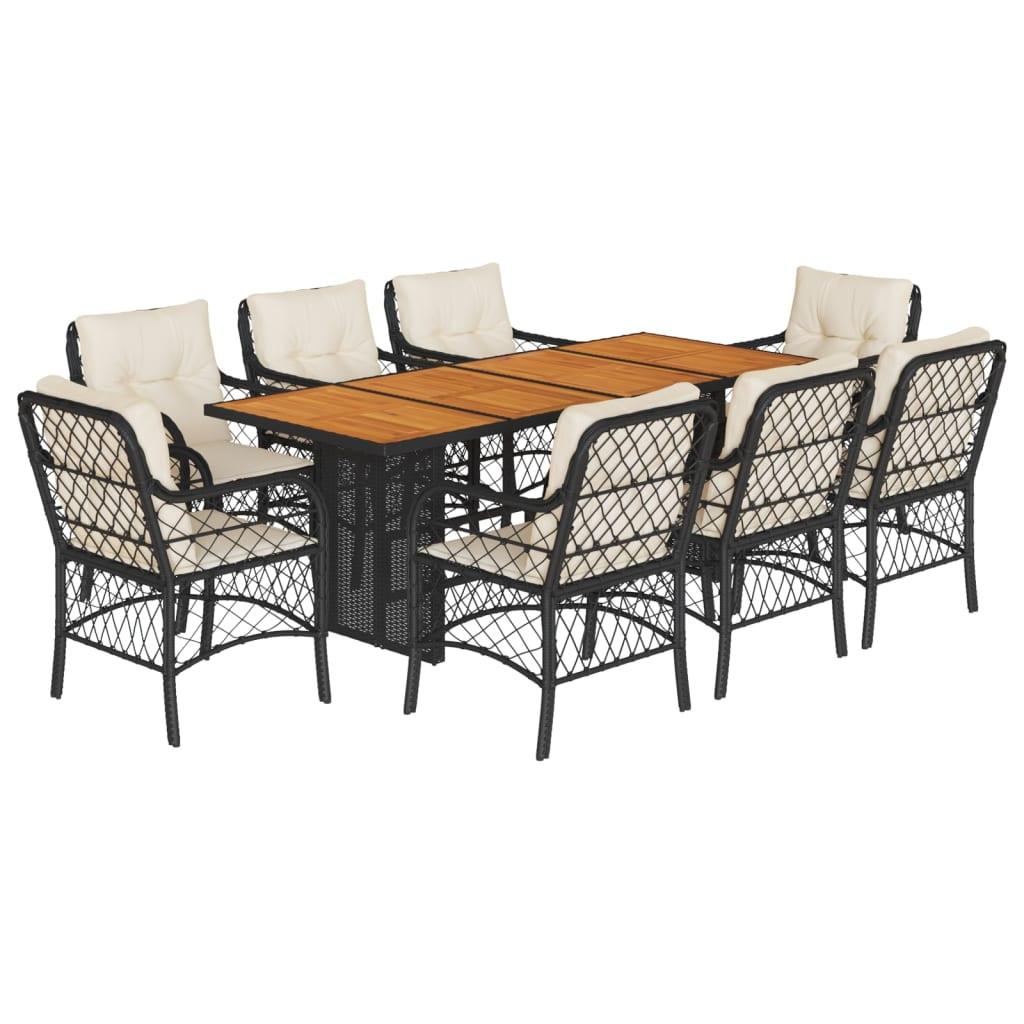 VidaXL Garten essgruppe poly-rattan