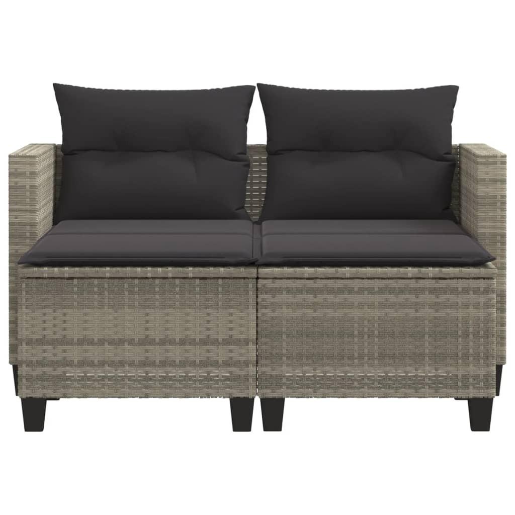 VidaXL Gartensofa poly-rattan