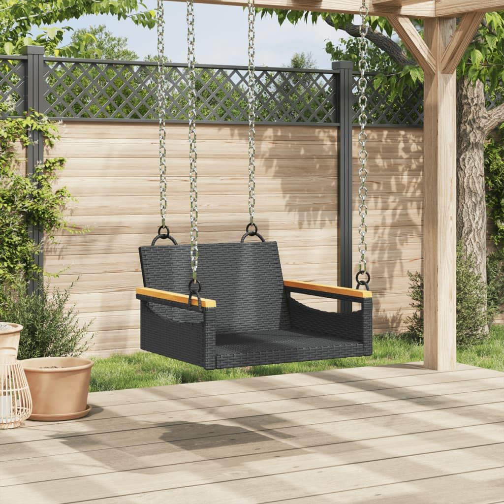 VidaXL Hängebank poly-rattan