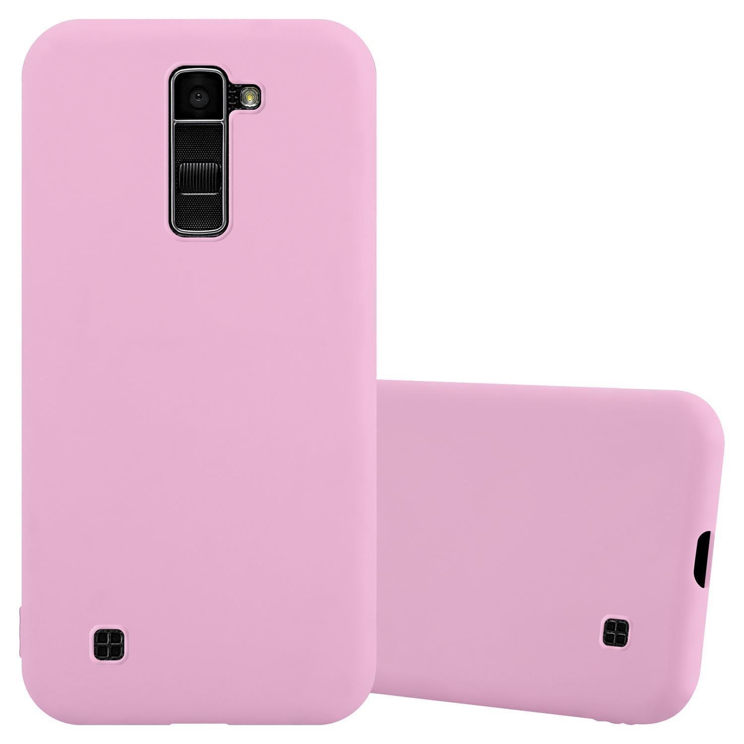 Cadorabo Hülle für LG K10 2016 TPU Silikon Candy