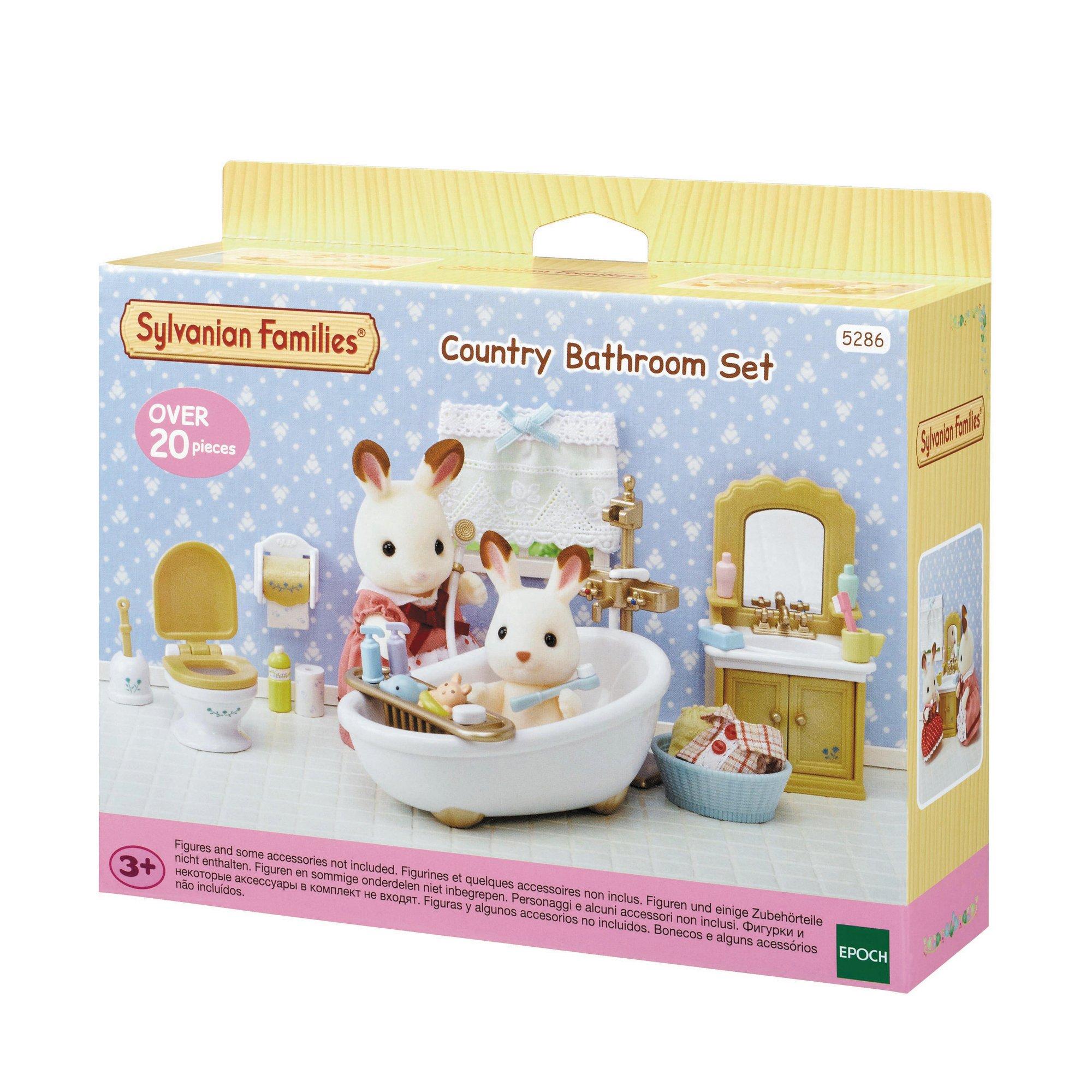 Sylvanian Families Badezimmer im Landhausstil