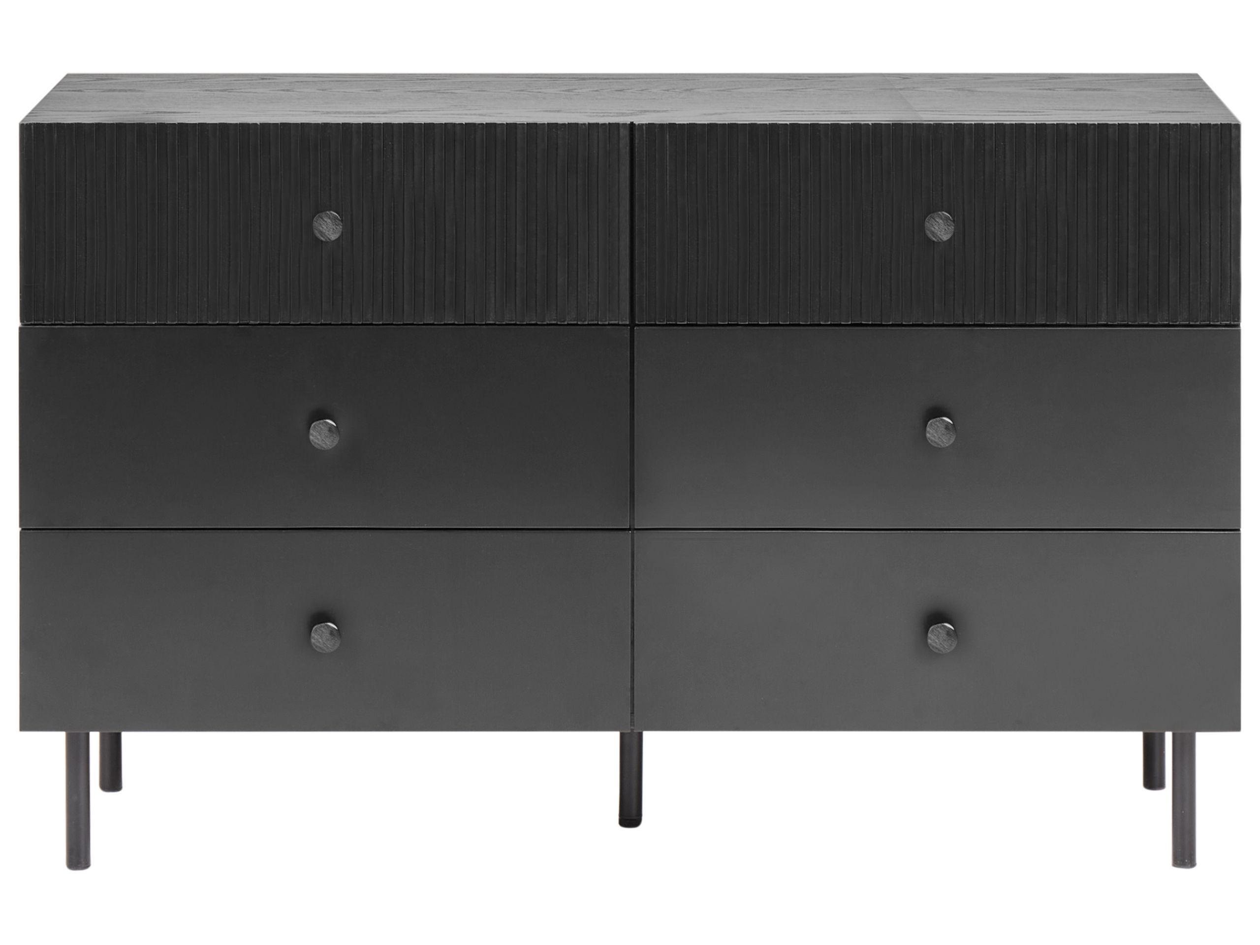 Beliani Kommode mit 6 Schubladen aus MDF-Platte Modern COVENTRY