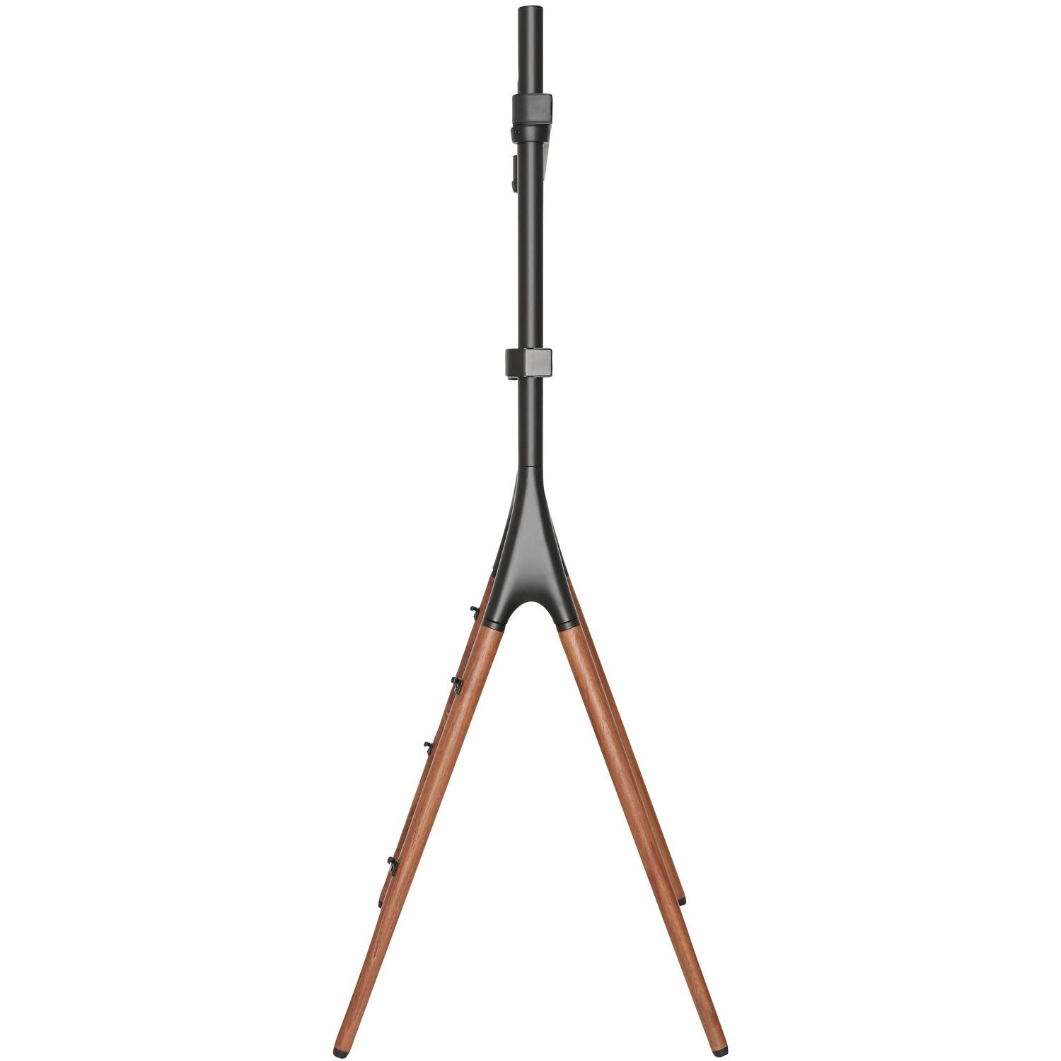 LogiLink Bodenständer für TV 49–70 Zoll Schwarz/Walnuss