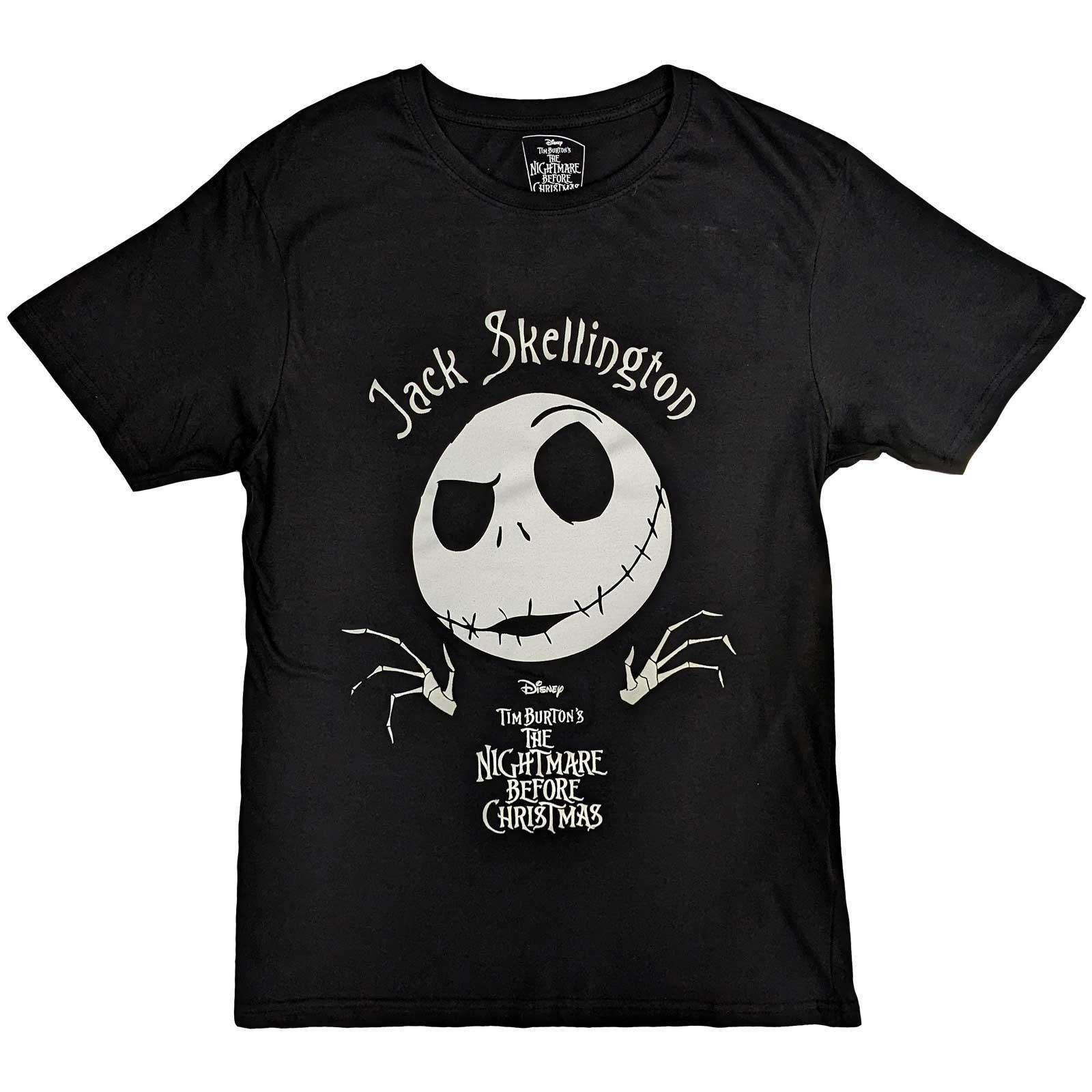 Nightmare Before Christmas Jack Skellington Verziertes T-Shirt