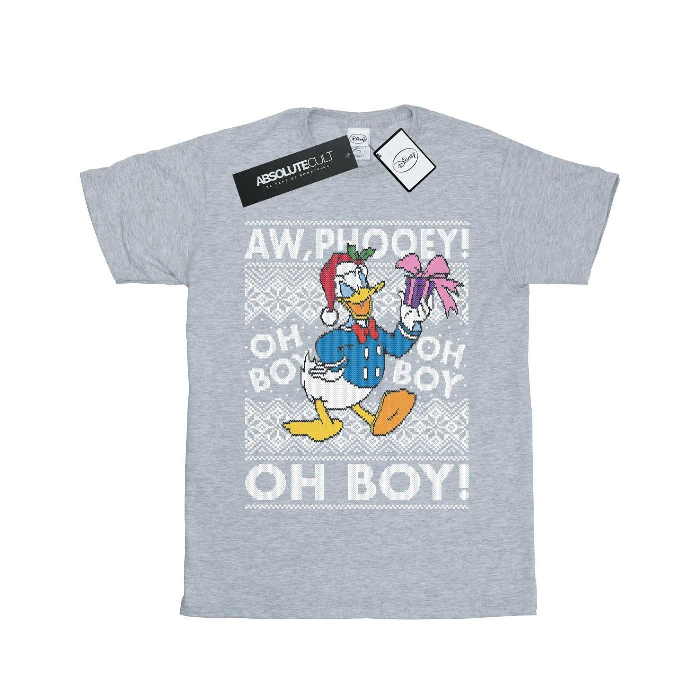 Disney Donald Duck Weihnachts-Print T-Shirt