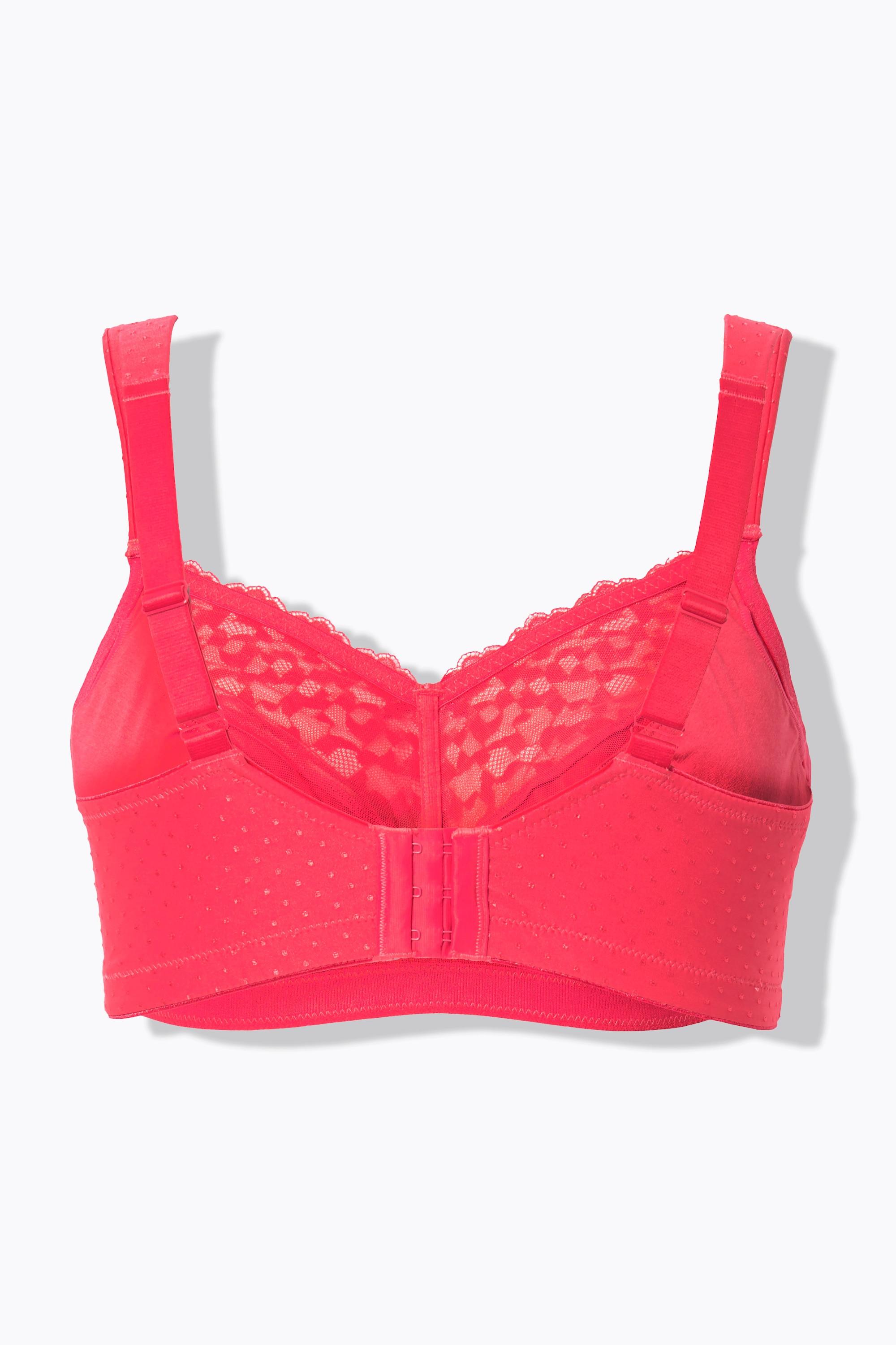 Ulla Popken Komfort-BH, Spitze bügellos, Cup C -E