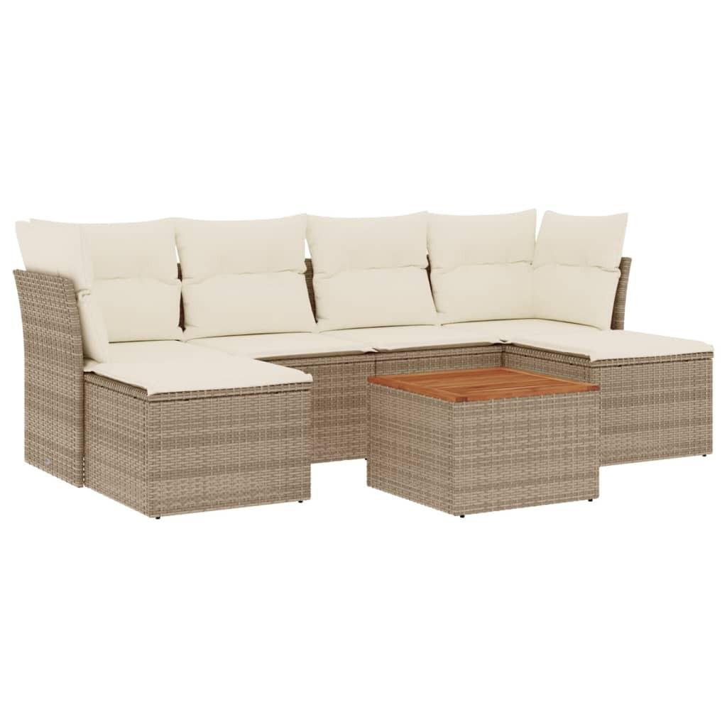 VidaXL Garten sofagarnitur poly-rattan