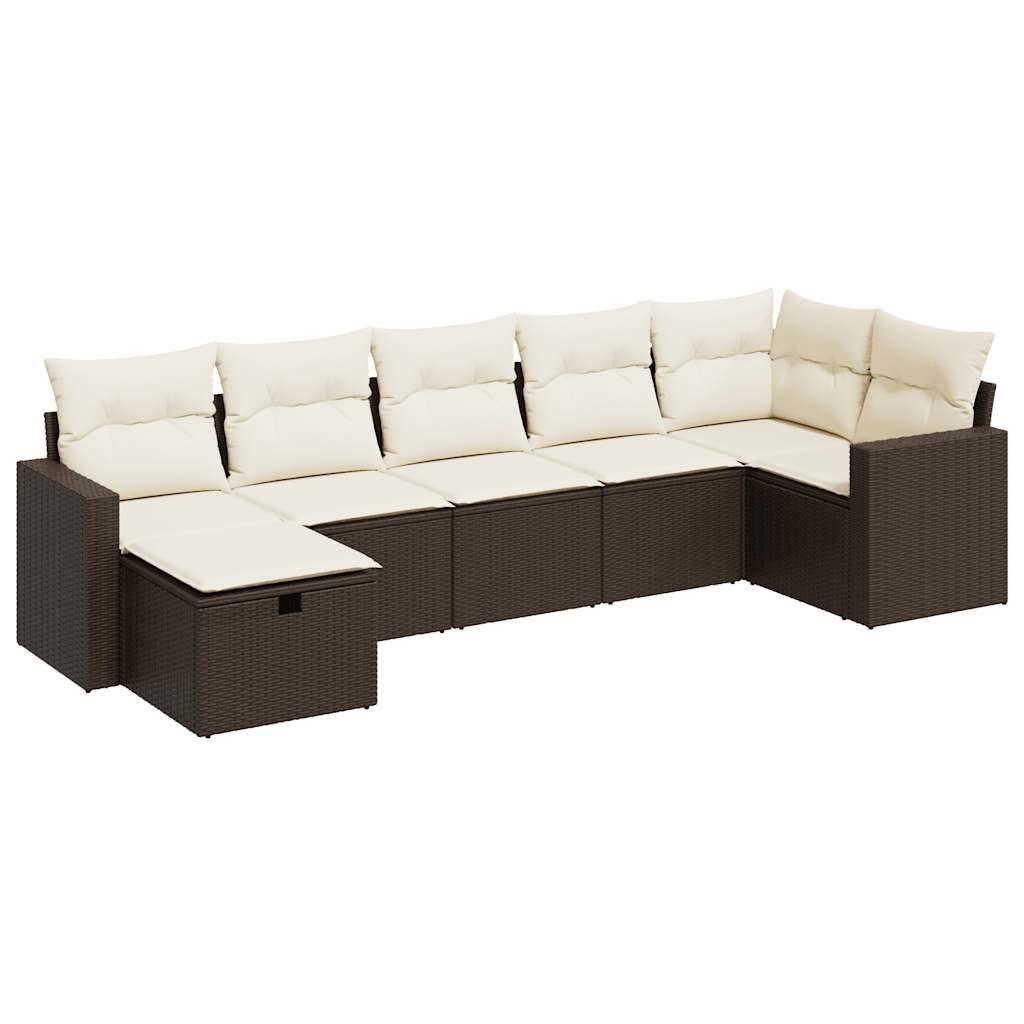 VidaXL Gartensofa set poly-rattan