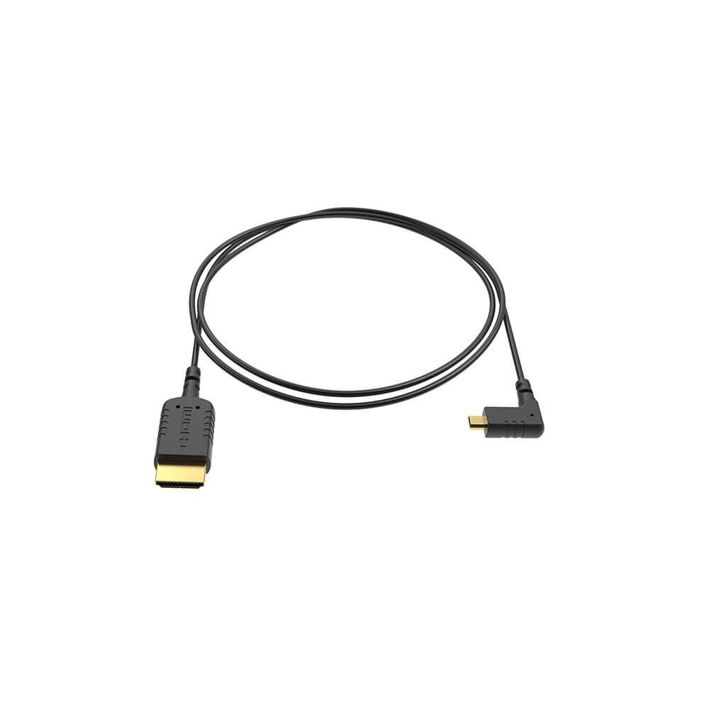 B2X 8SINN Kabel Micro HDMI-HDMI abgewinkelt, extra dünn, 40 cm